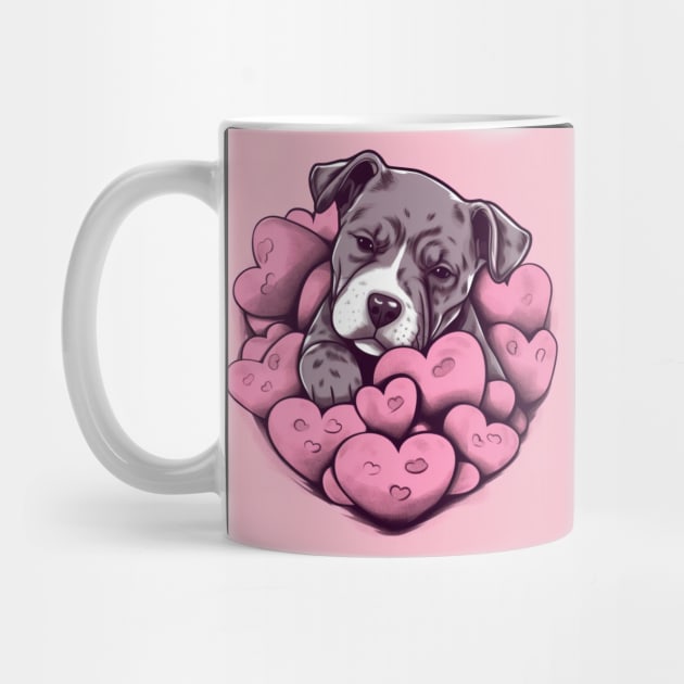 Staffy Love by Enchanted Reverie